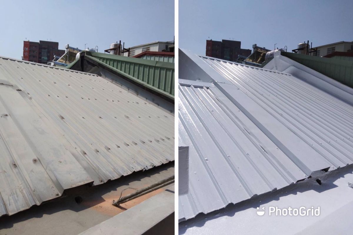 鐵皮屋頂防銹隔熱工程