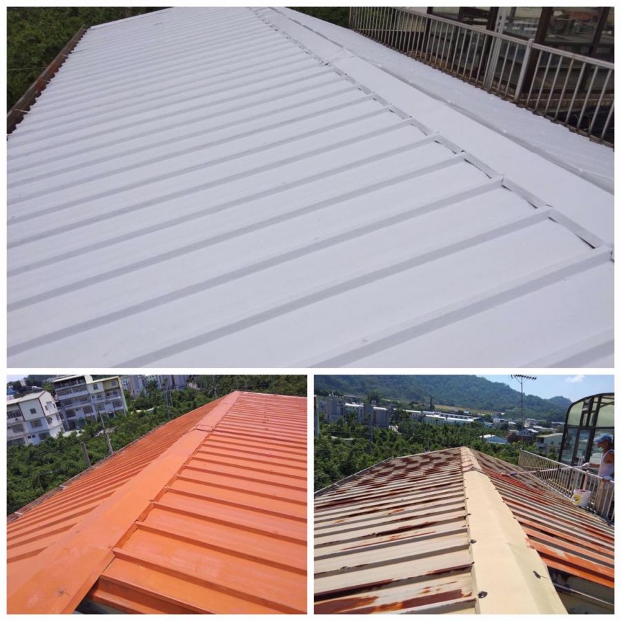 屋頂鐵皮防鏽噴漆工程